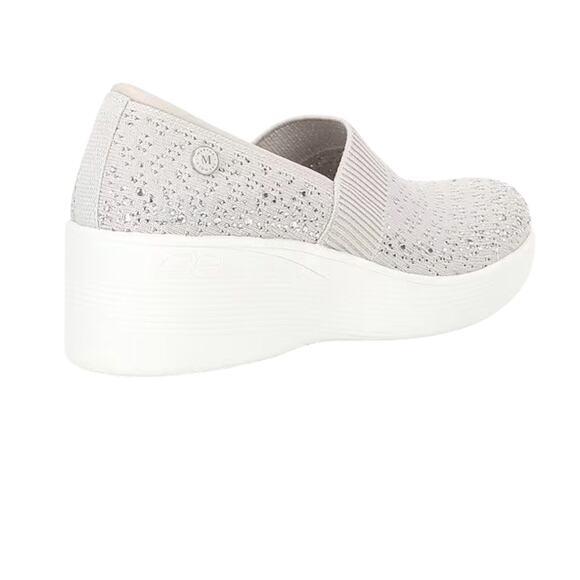 Skechers Martha Stewart Pier Lite Reflection Sparkle Wedge Slip On Shoes Sz 7.5 - Picture 13 of 16